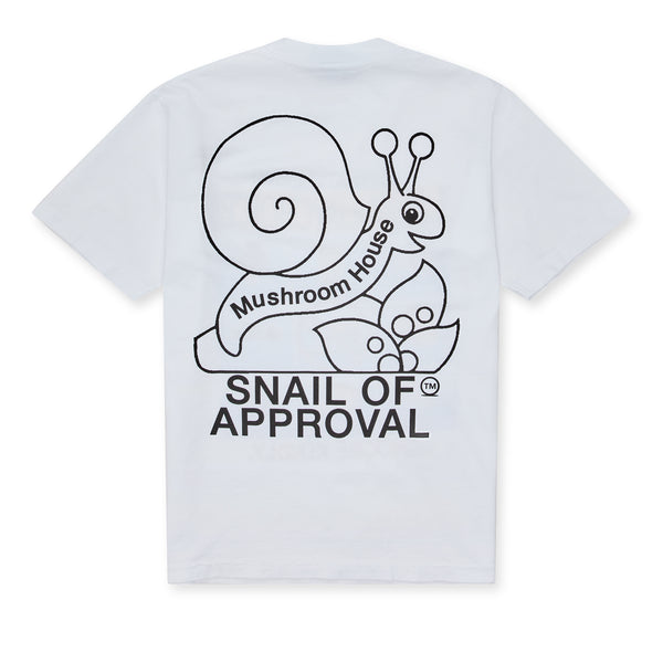 Online Ceramics - Eat Mushrooms T-Shirt - (White)