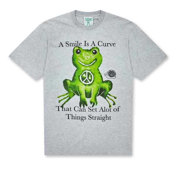 Online Ceramics - Peace Frog T-Shirt - (Ash)