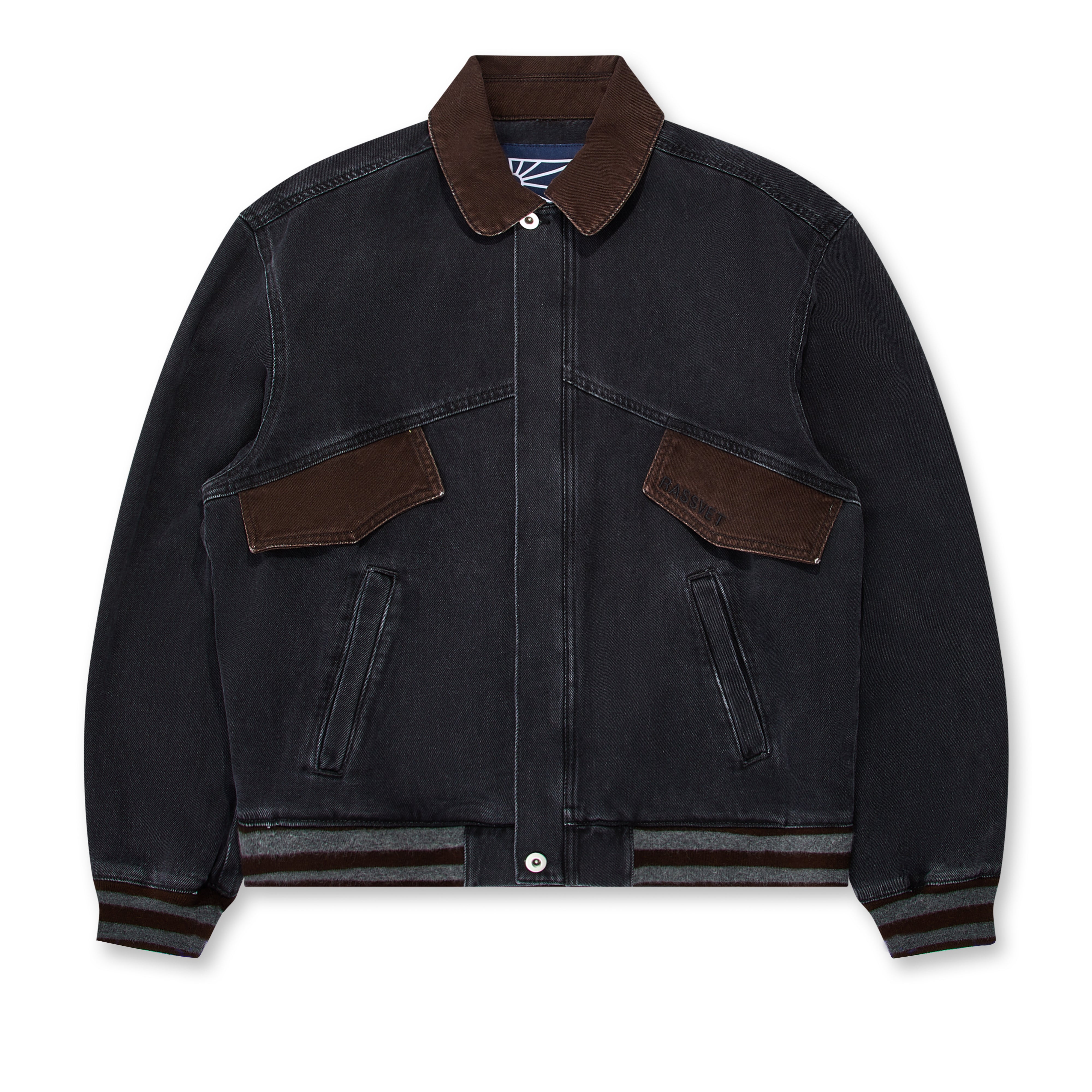 Rassvet Dragon Denim Jacket Woven (Black) | Dover Street Market E