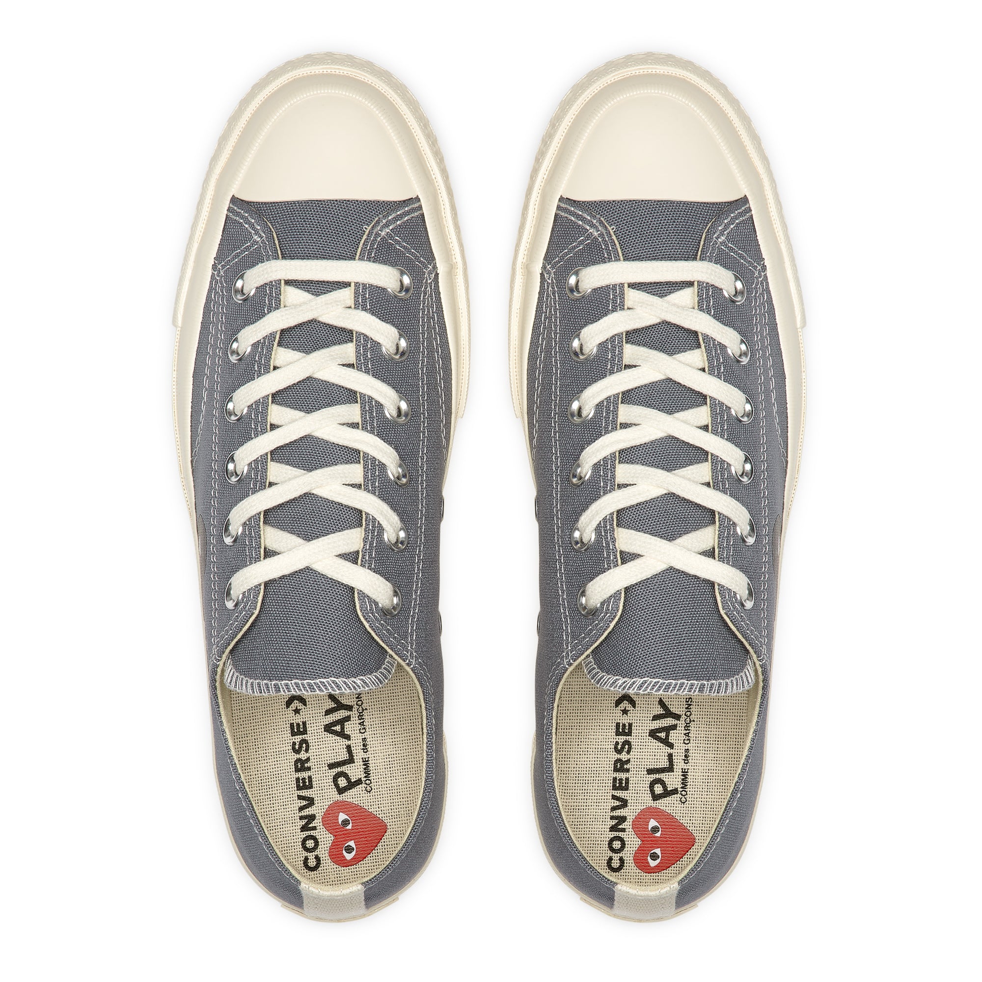 Play Converse - Black Heart Chuck Taylor All Star ’70 Low Sneakers - (Grey) view 5