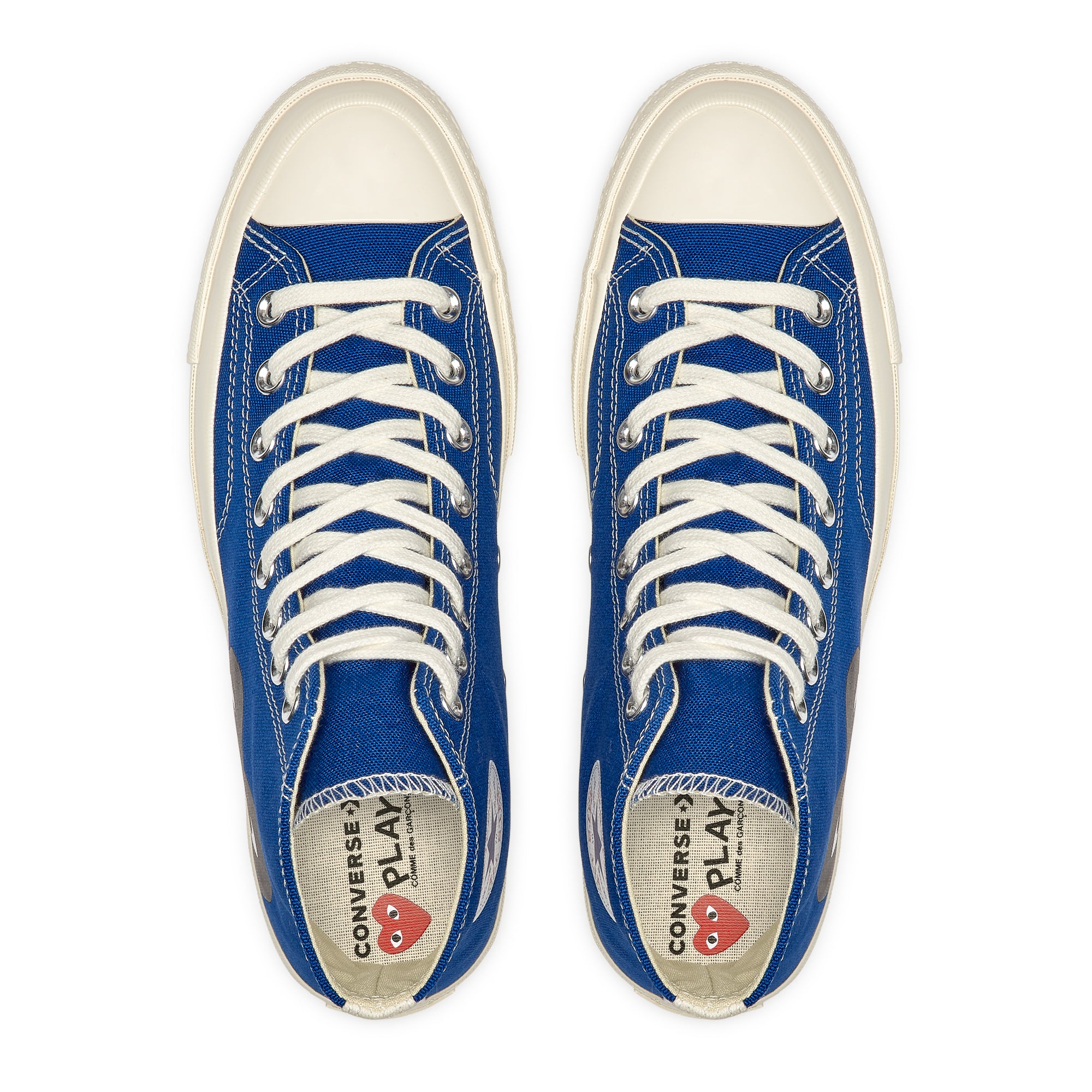 Play Converse - Black Heart Chuck Taylor All Star ’70 High Sneakers - (Blue) view 4