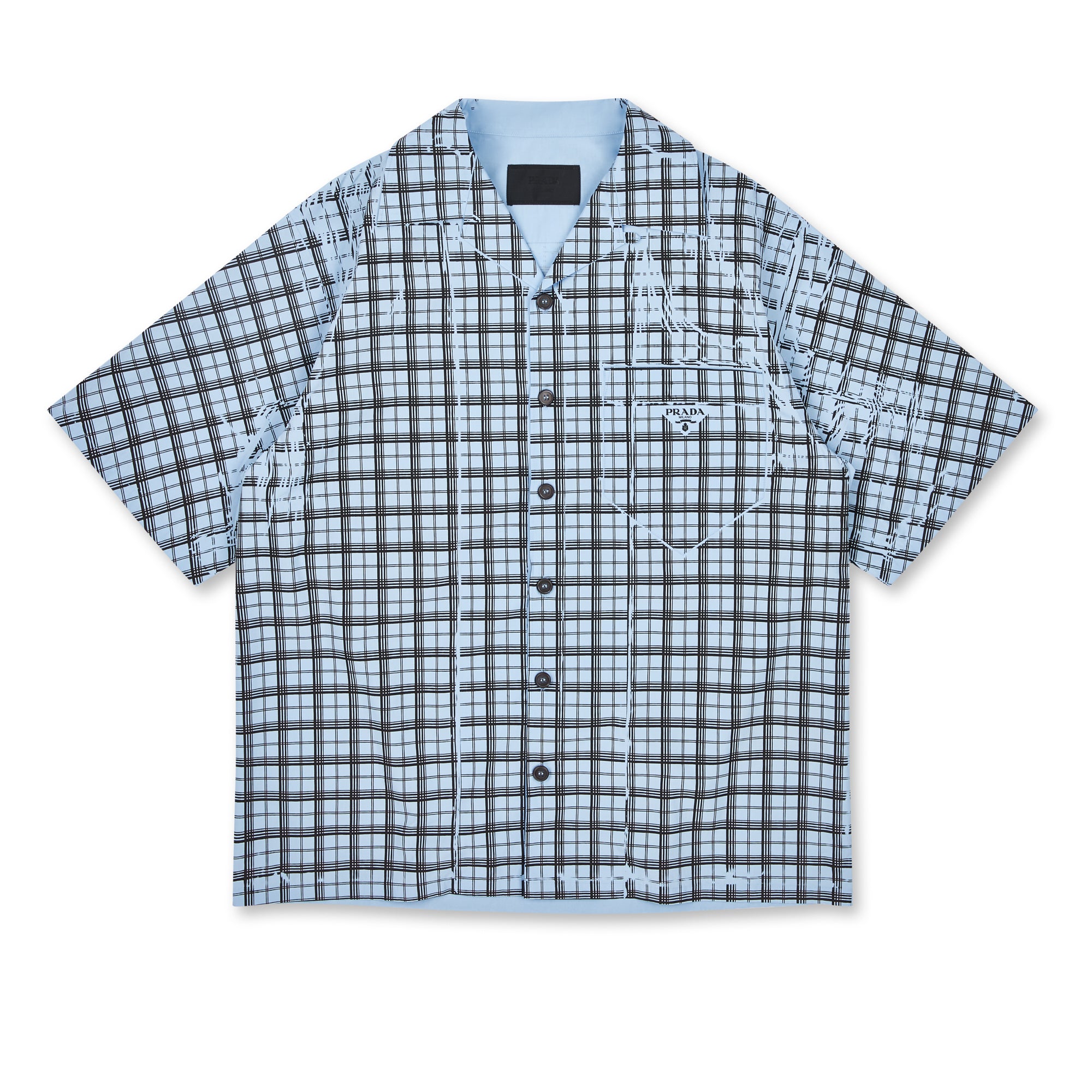 Prada Men's Shirt (Blue/Black) Dover Street Market DSML