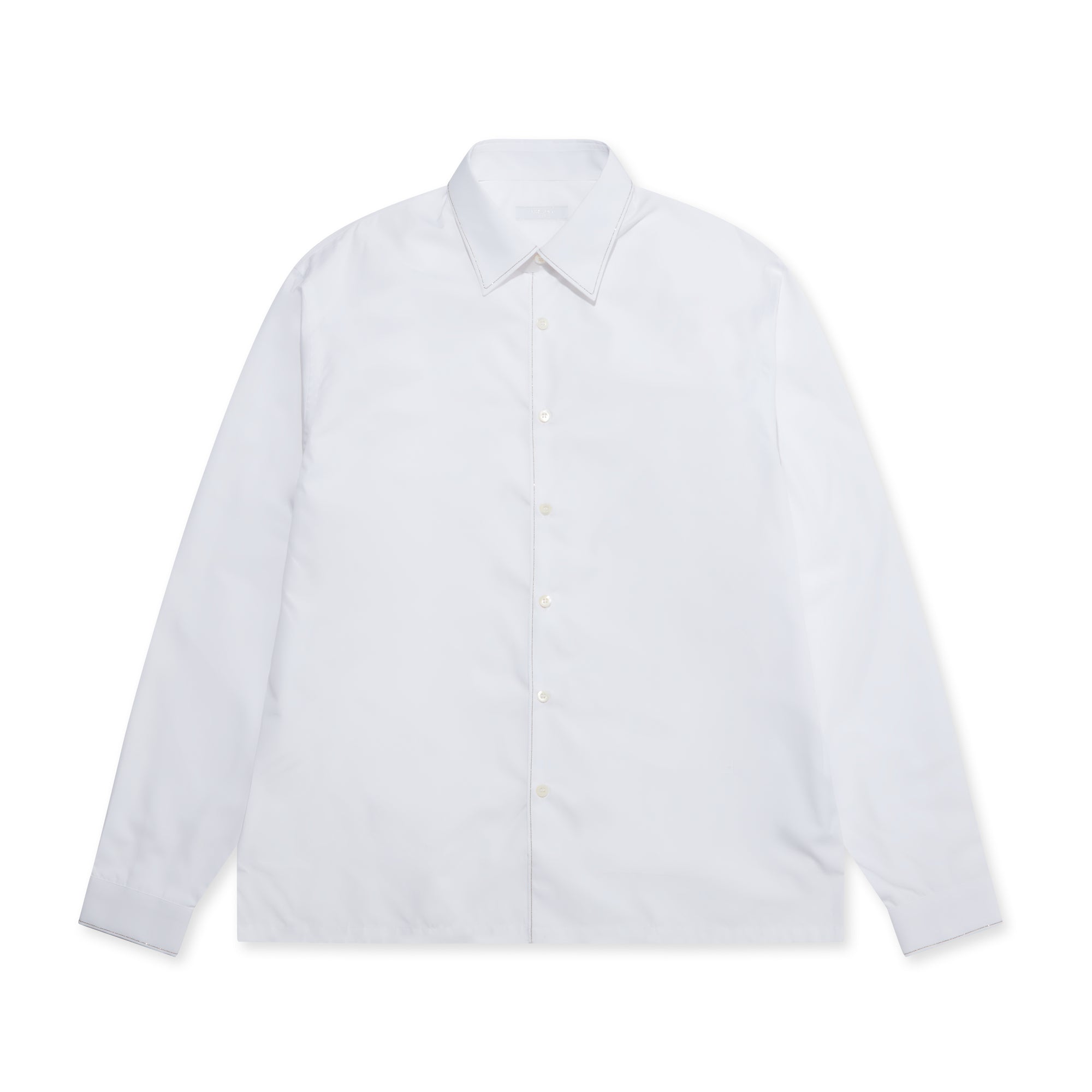 Prada - Men’s Cotton Shirt - (White) view 5
