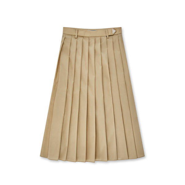Prada - Women’s Pleated Skirt - (Desert)