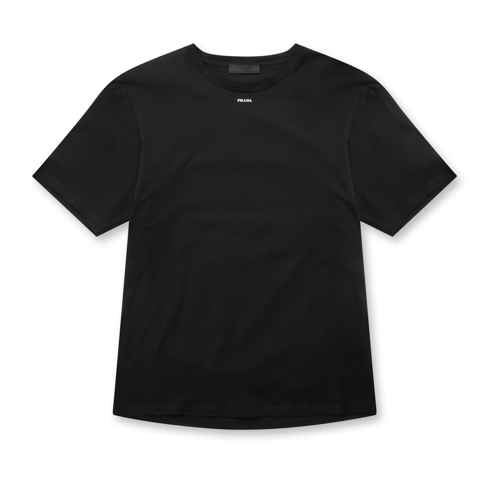 Prada - Men’s Cotton Logo T-Shirt - (Black) view 5