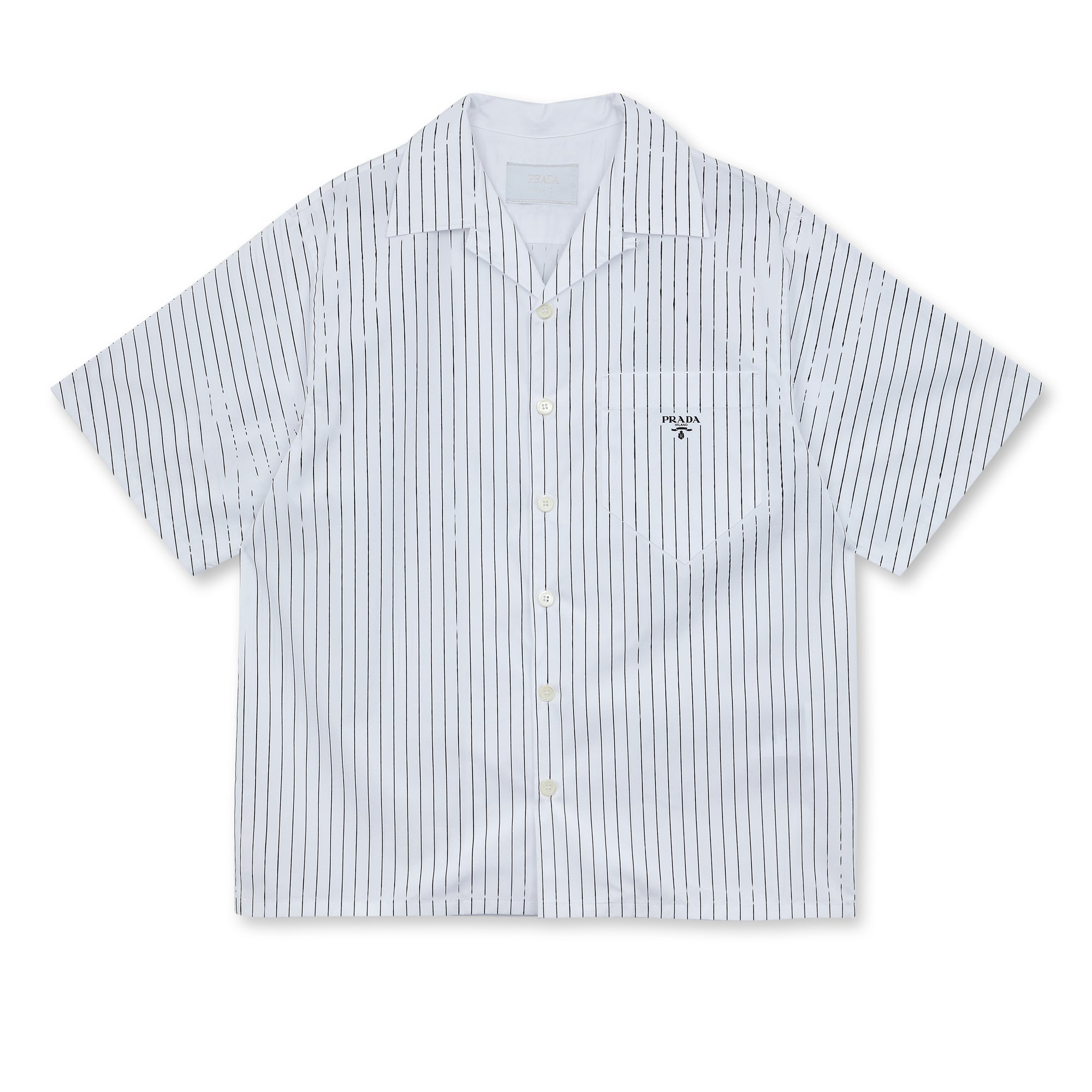Prada striped cotton shirt - White