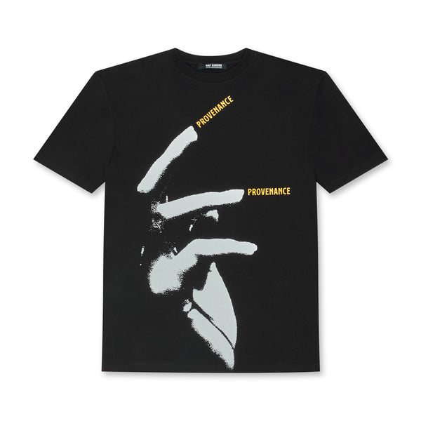 Raf Simons - Men’s Oversized T-Shirt With Nails Print - (Black)