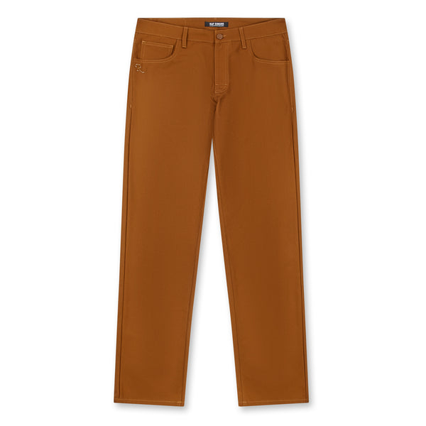 Raf Simons - Men’s Slim Fit Denim Pants - (Dark Brown)
