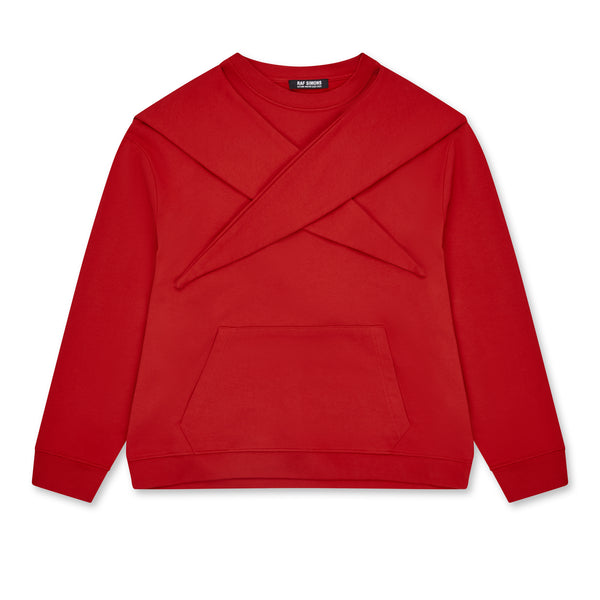 Raf Simons - Women’s Regular Fit Knot Hoodie - (Red)