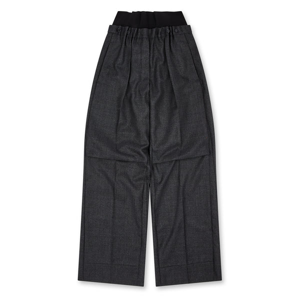 Raf Simons - Women’s Big Pants With Elastic - (Black/Grey)