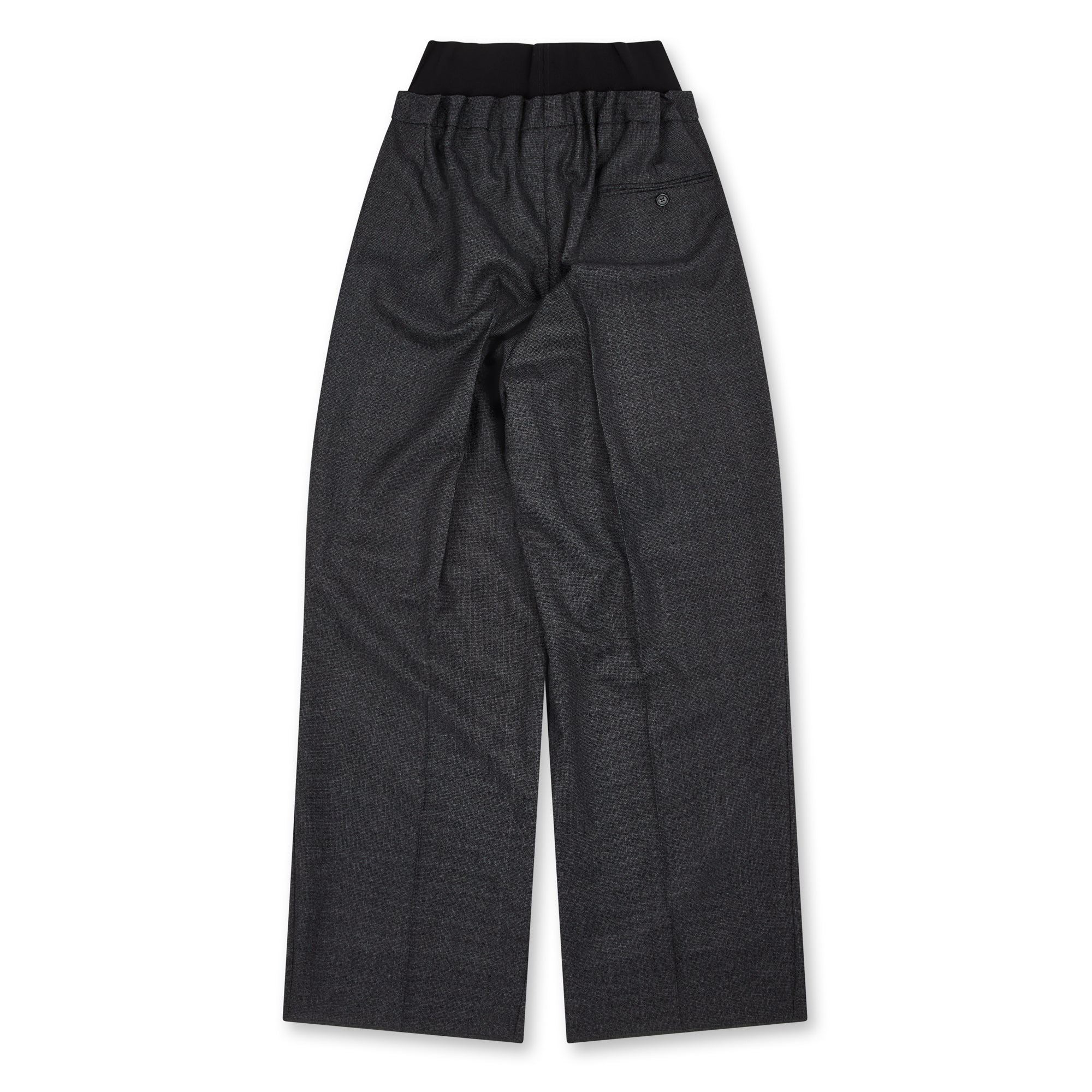 Raf Simons - Women’s Big Pants With Elastic - (Black/Grey)