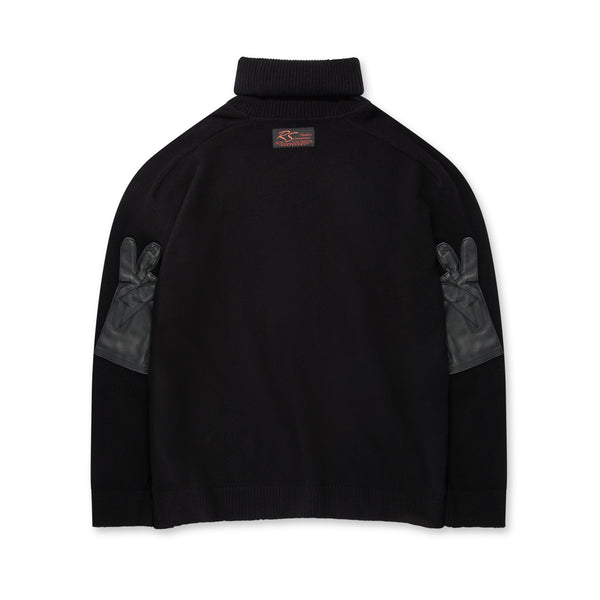 Raf Simons - Men’s Oversized Turtle Neck Sweater - (Black)