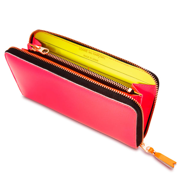 CDG Wallet Super Fluo Pink (SA0111SF)