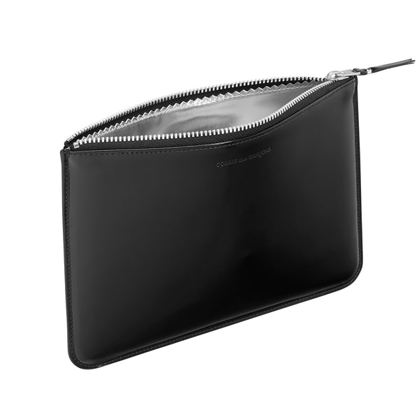 CDG Wallet Mirror Inside Black/Silver (SA5100MI)