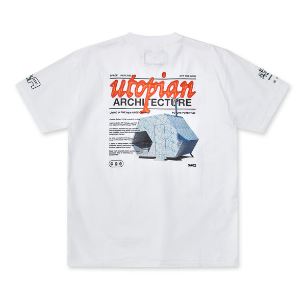 Space Available - Utopian Architecture T-Shirt - (White)