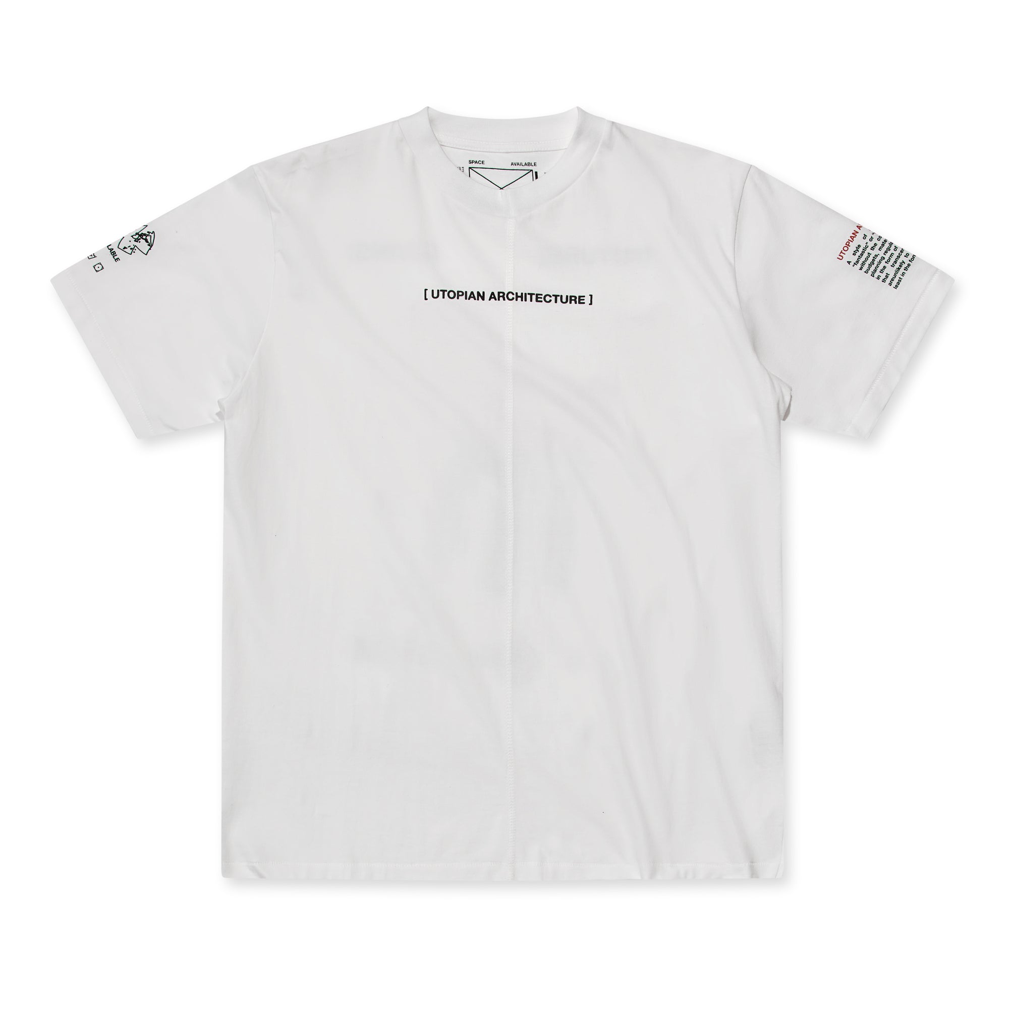 Space Available - Future Living T-Shirt - (White) view 1, Click to Zoom in