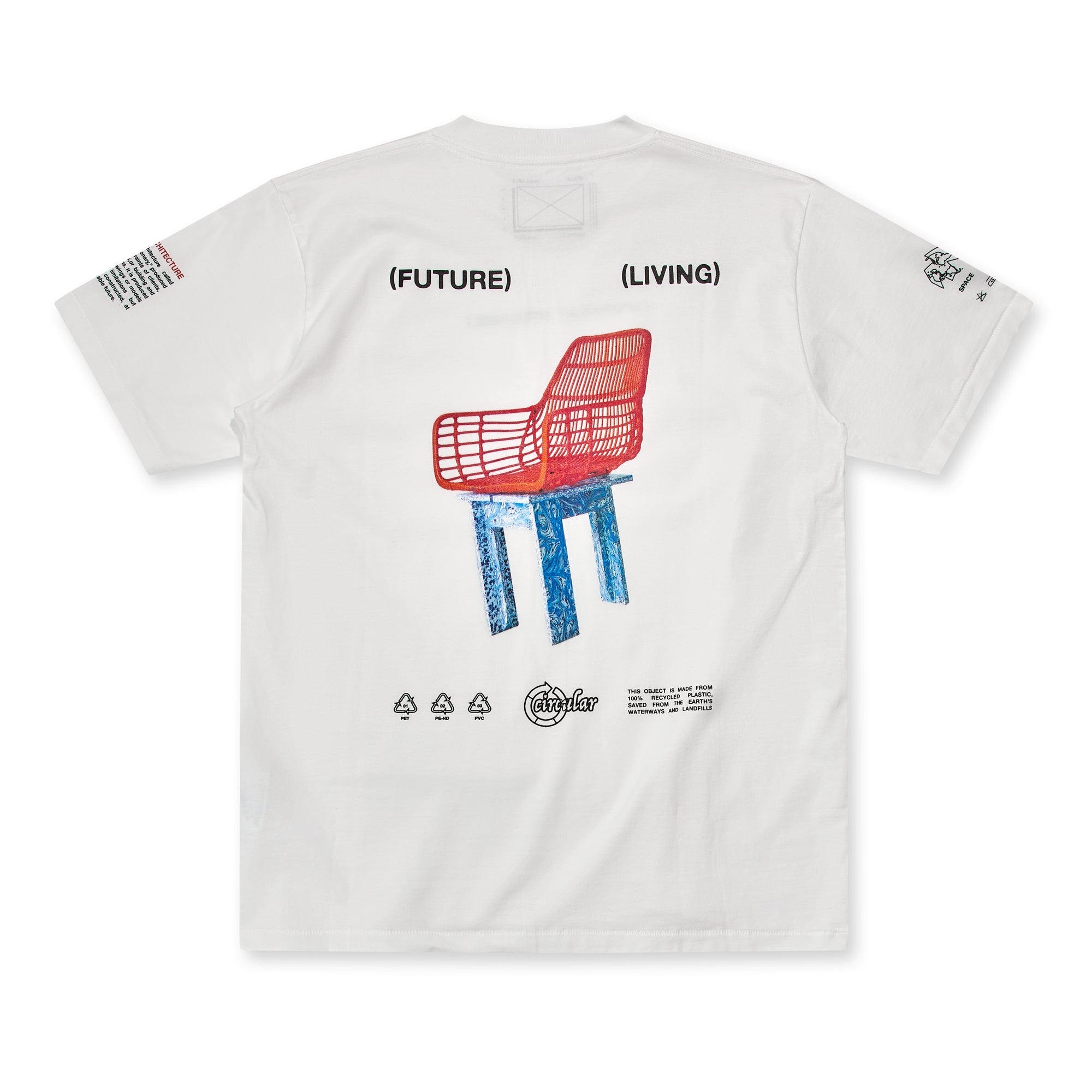 Space Available - Future Living T-Shirt - (White) view 2, Click to Zoom in