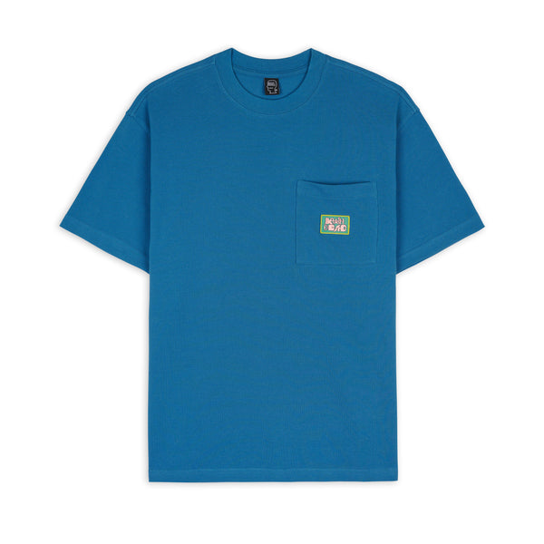 Brain Dead - Tubes Pique T-Shirt - (China Blue)
