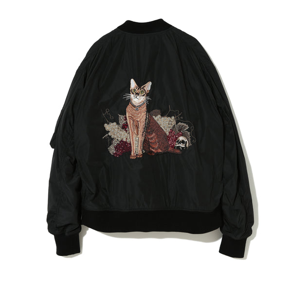 Undercover - Women’s Oversized Bomber Jacket - (Black)