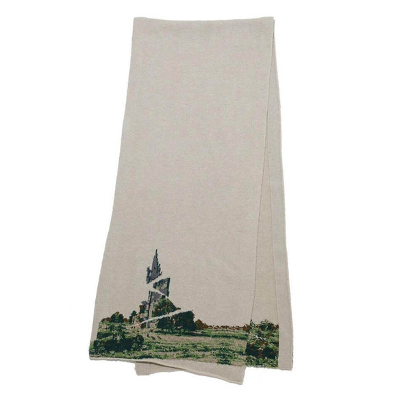 Undercover - Men’s Landscape Stole - (Light Beige)