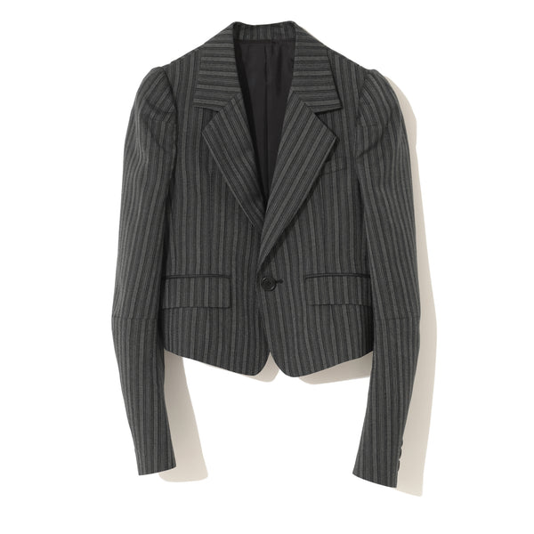Undercover - Women’s Striped Jacket - (Charcoal Stripe)