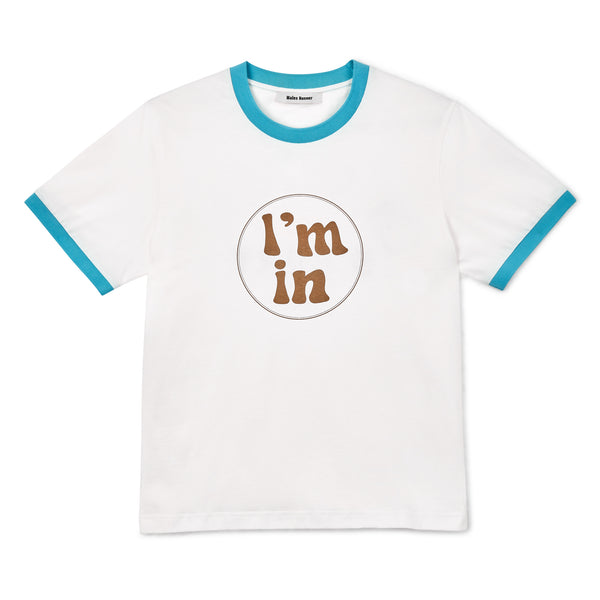 Wales Bonner - DSM Exclusive "I’m in" T-Shirt - (Ivory)