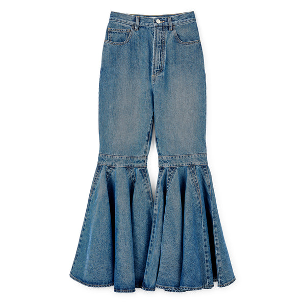 Alaïa - Women’s Crinoline Jeans - (Blue)