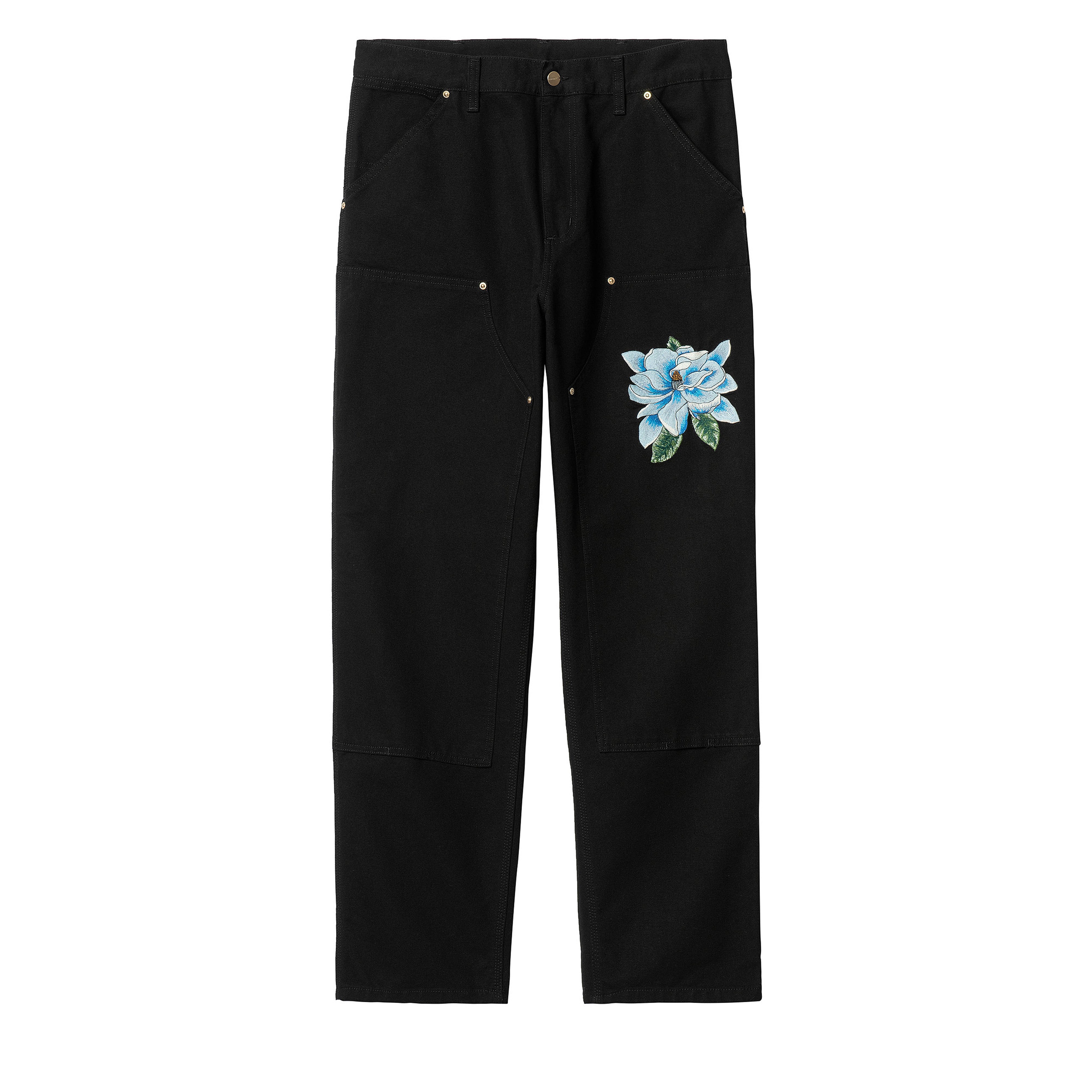 Awake NY: Carhartt WIP Double Knee Pant (Black) | DSML E-SHOP