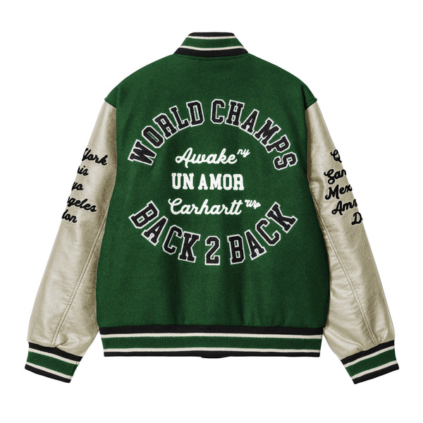 Awake NY - Carhartt WIP Teddy Jacket - (Dark Green)