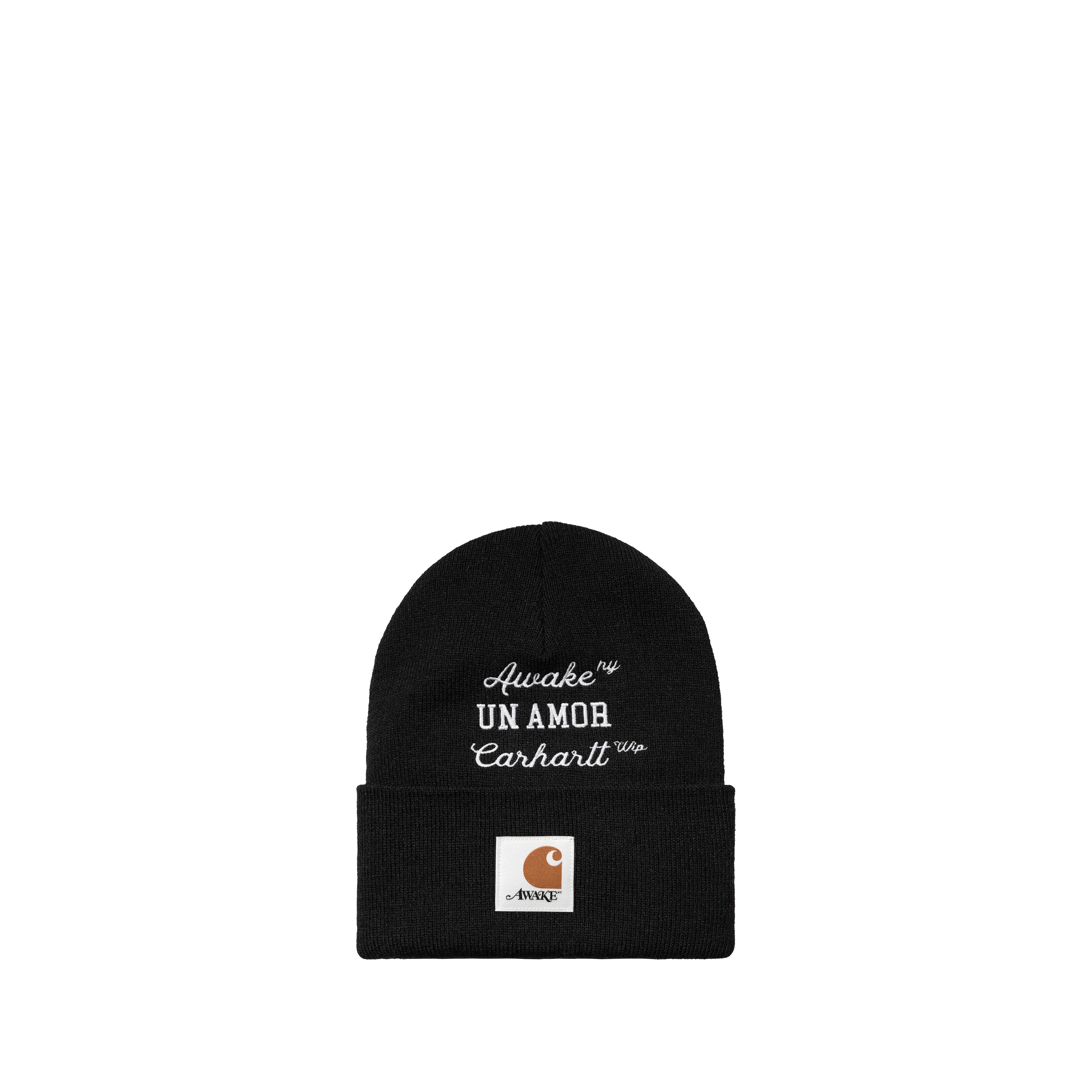 Awake NY - Carhartt WIP Un Amor Beanie - (Black) | Dover Street