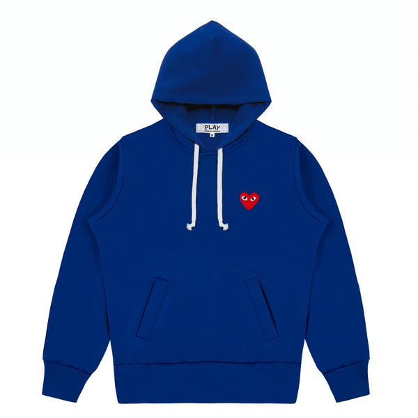 Play - Single Heart Hoodie - (Navy)