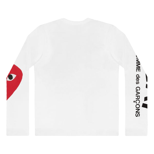 Play - Big Heart Long Sleeve - (White)