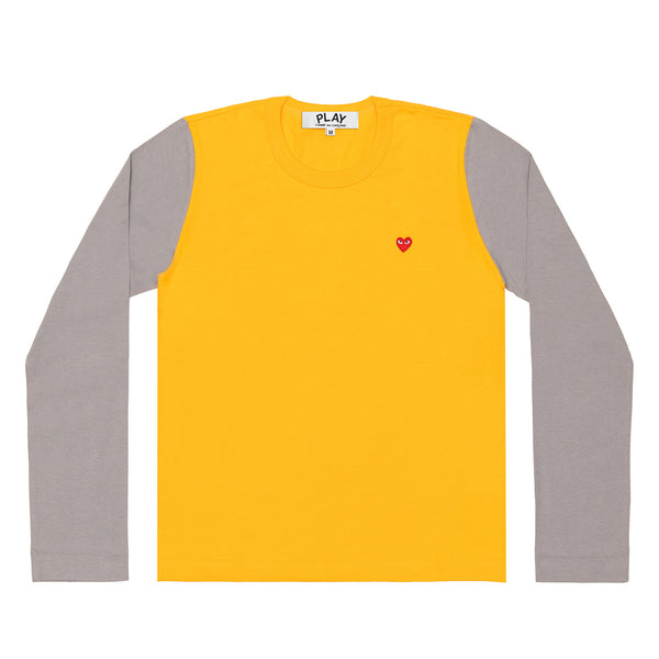 Play - Bi-Colour T-Shirt - (Yellow/Grey)