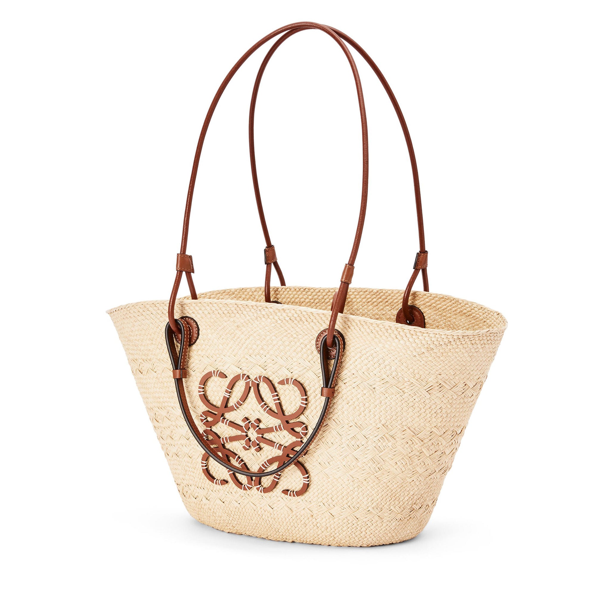 Loewe - Women’s Anagram Basket Bag - (Natural/Tan) view 2