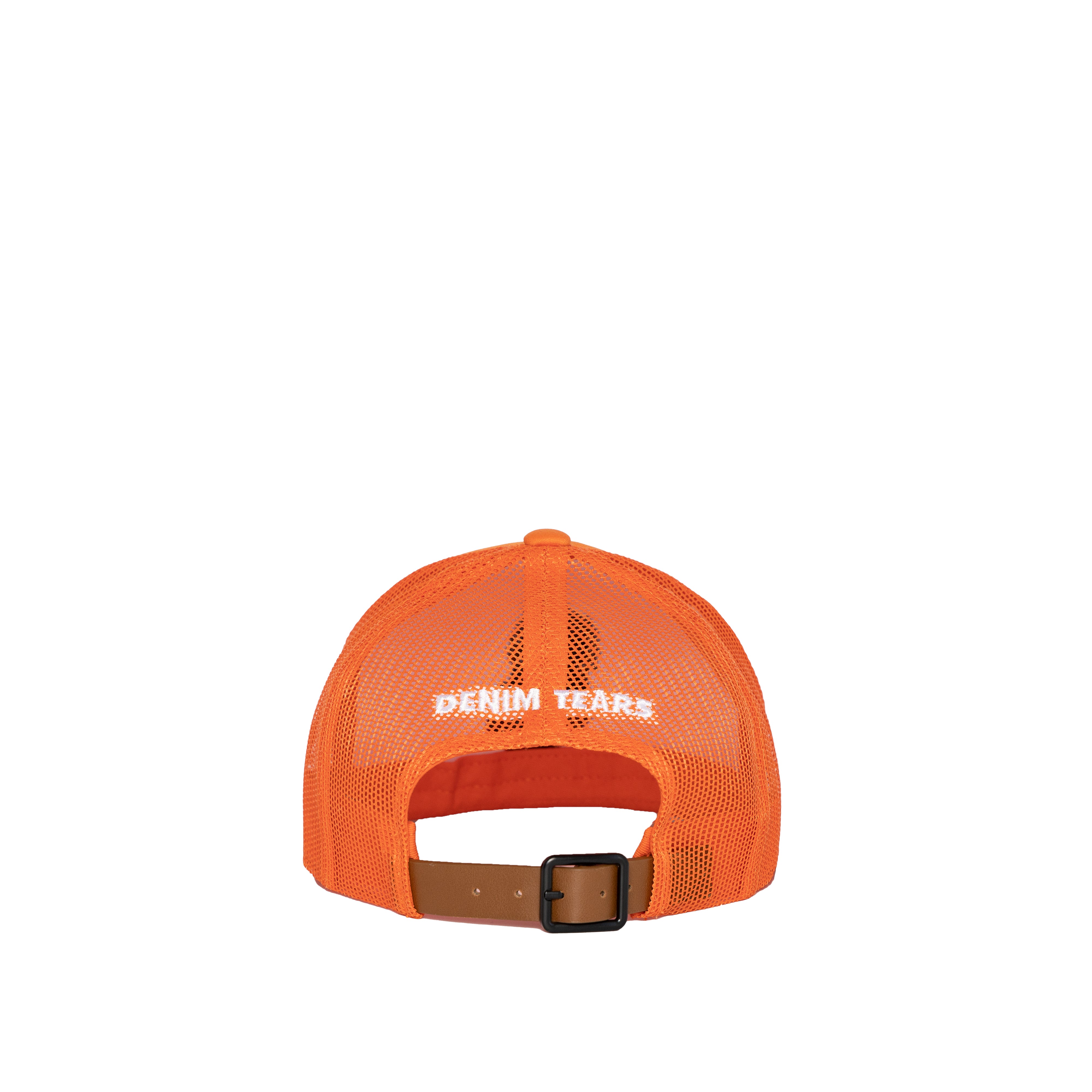 Denim Tears Men's Crown Made Of Cotton Trucker H (Orange) | Dover