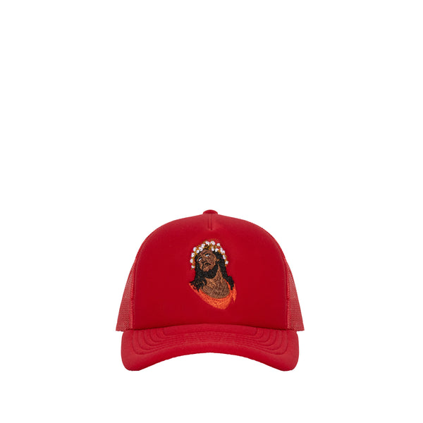 Denim Tears - Crown Made Of Cotton Trucker Hat - (Red)