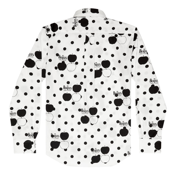CDG Beatles - Shirt - (White with Black/White Apples)