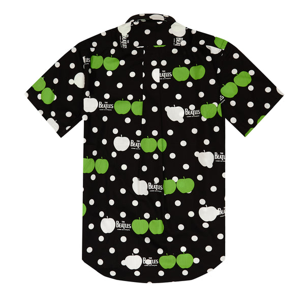 CDG Beatles - Shirt - (Black with Green/White Apples)