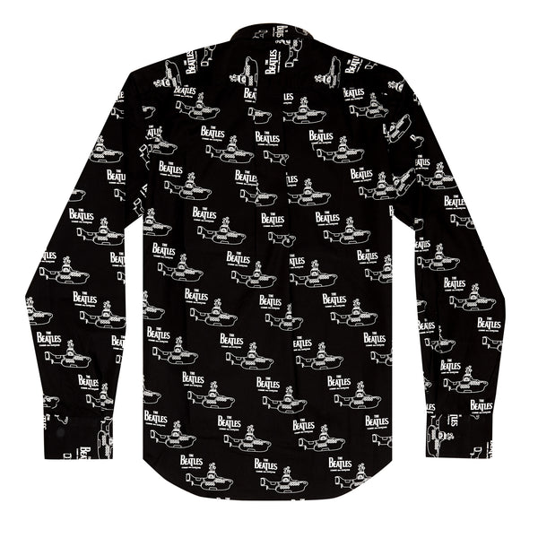 CDG Beatles - Shirt - (Black With White Beatles Submarine)