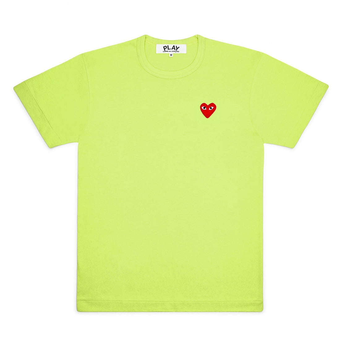 Play: Bright Red Heart T-Shirt (Green) | DSML E-SHOP
