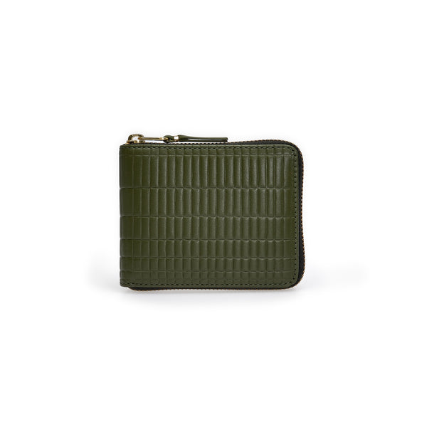 CDG Wallet - Brick Full Zip Around Wallet - (Khaki SA7100BK)