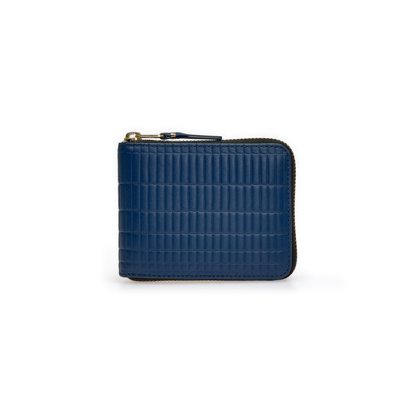CDG Wallet - Brick Full Zip Around Wallet - (Blue SA7100BK)