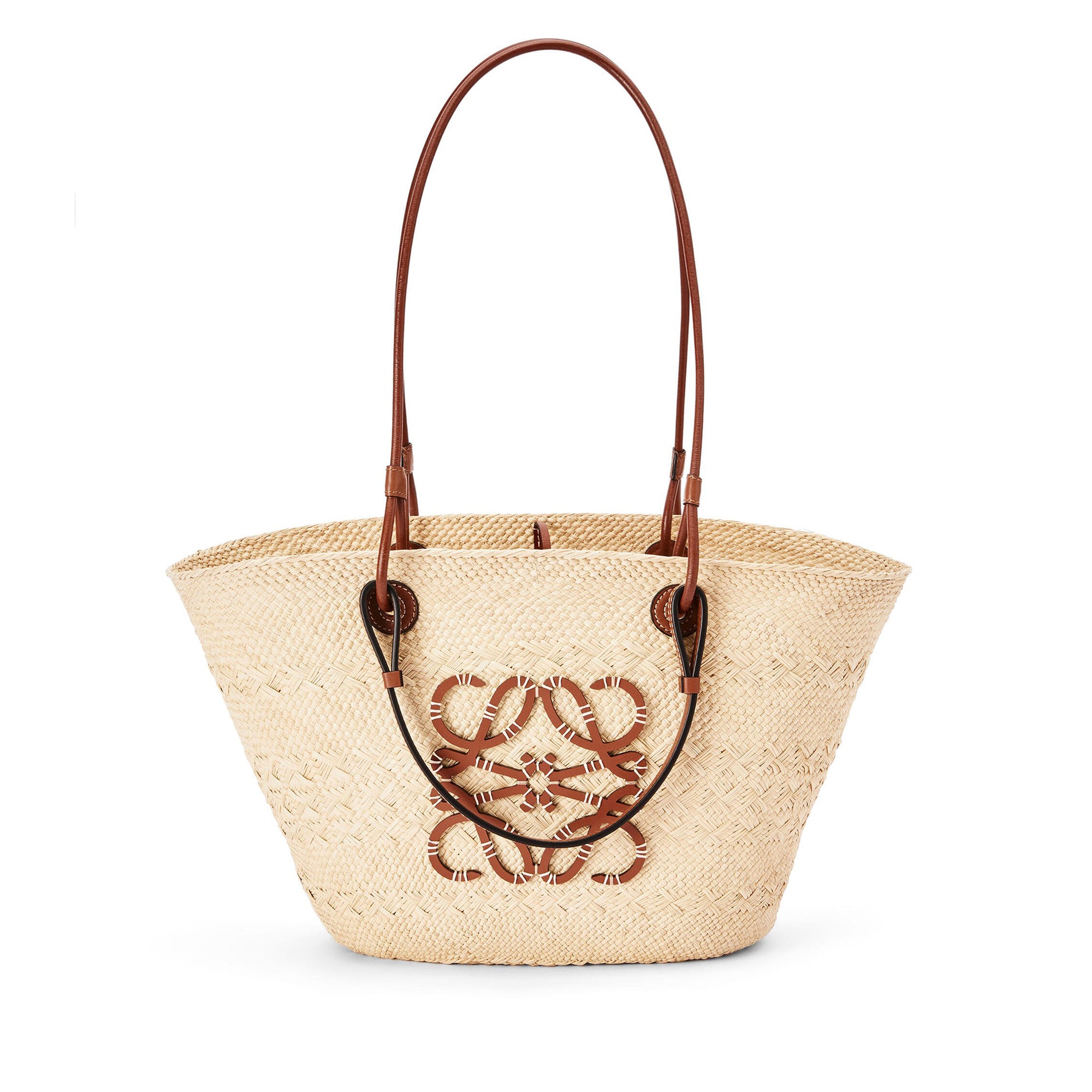 Loewe - Women’s Anagram Basket Bag - (Natural/Tan) view 1