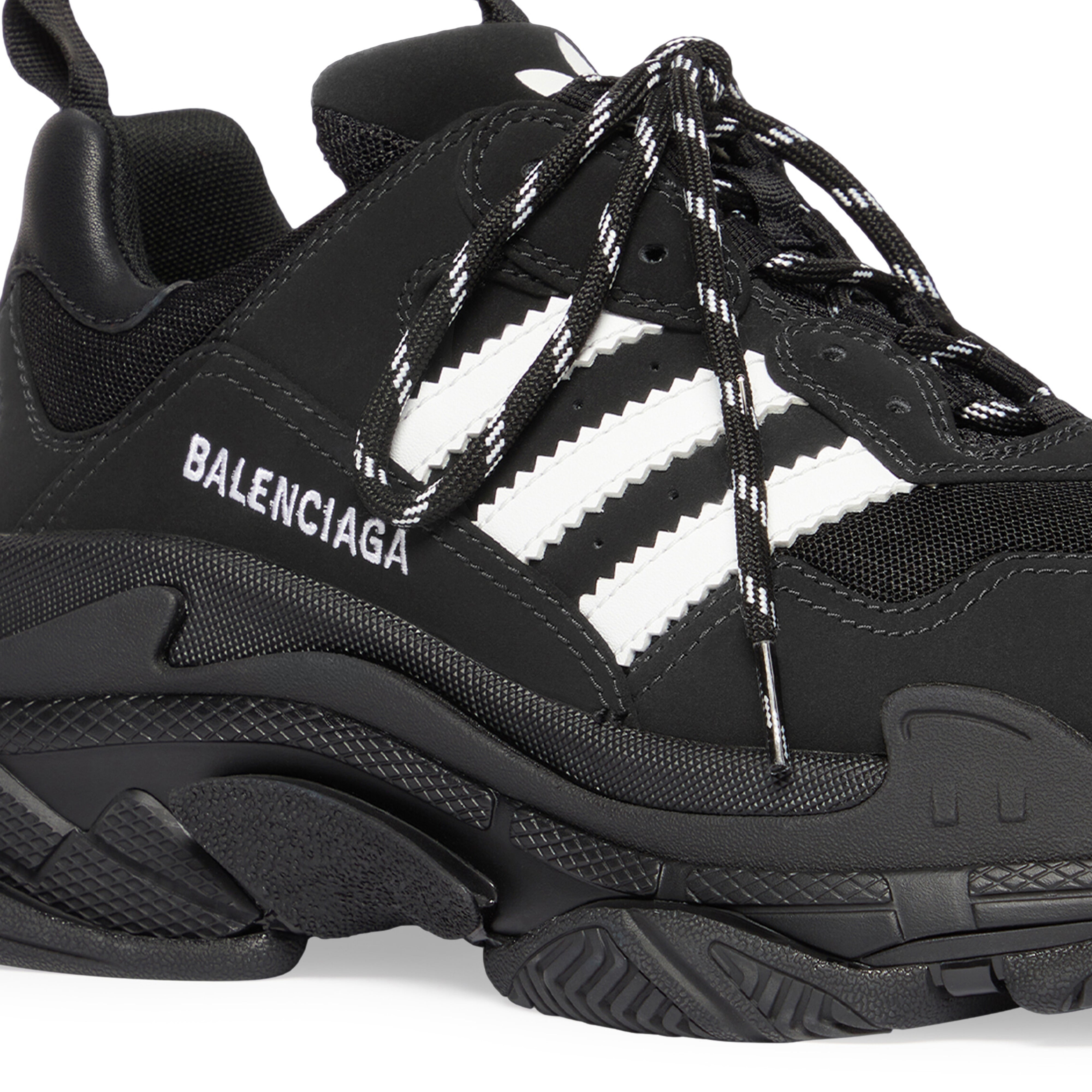 adidas × BALENCIAGA TripleS Black 35 - 通販 - pinehotel.info