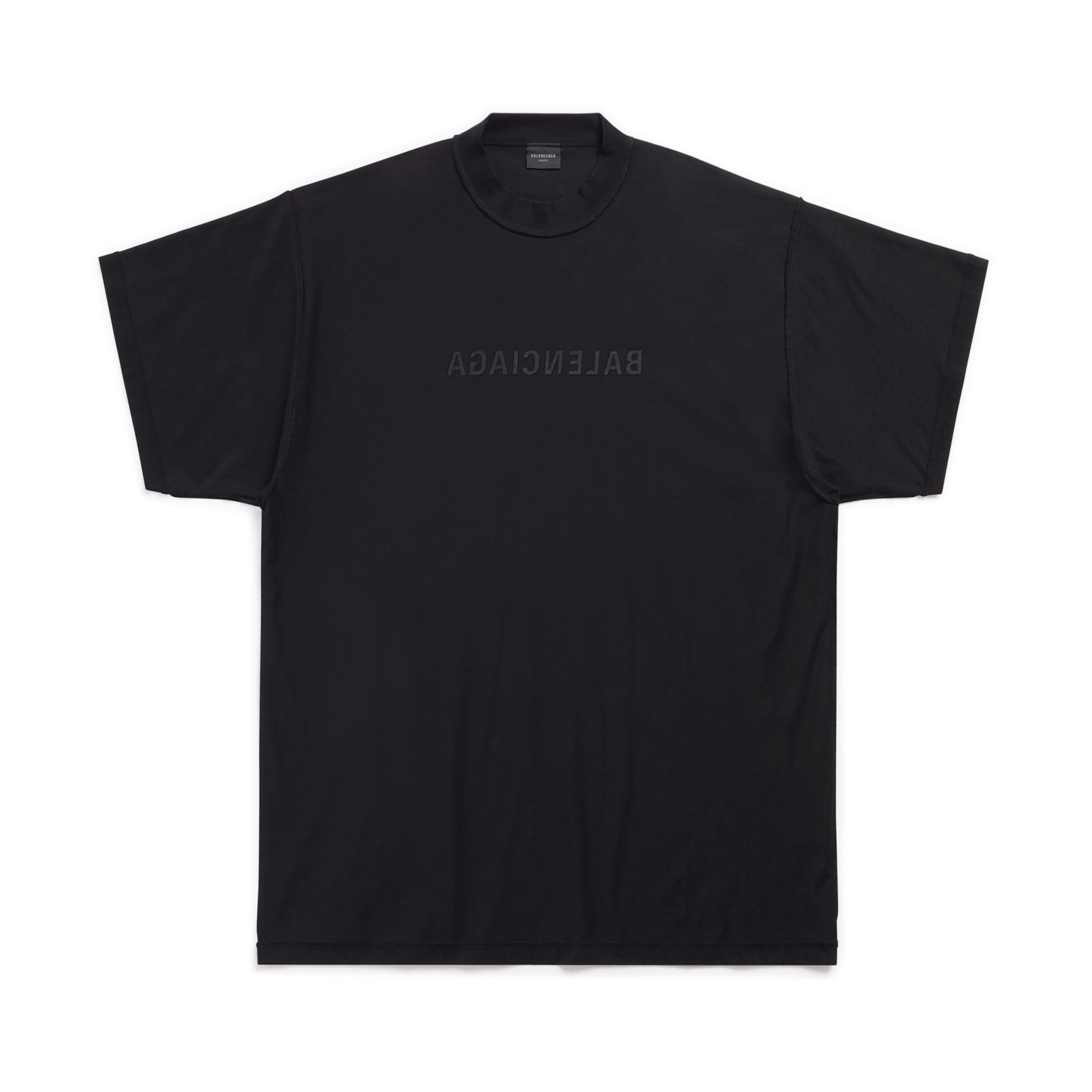 Balenciaga Men's Mirror Inside Out T-Shirt (Black | Dover Street Market ...