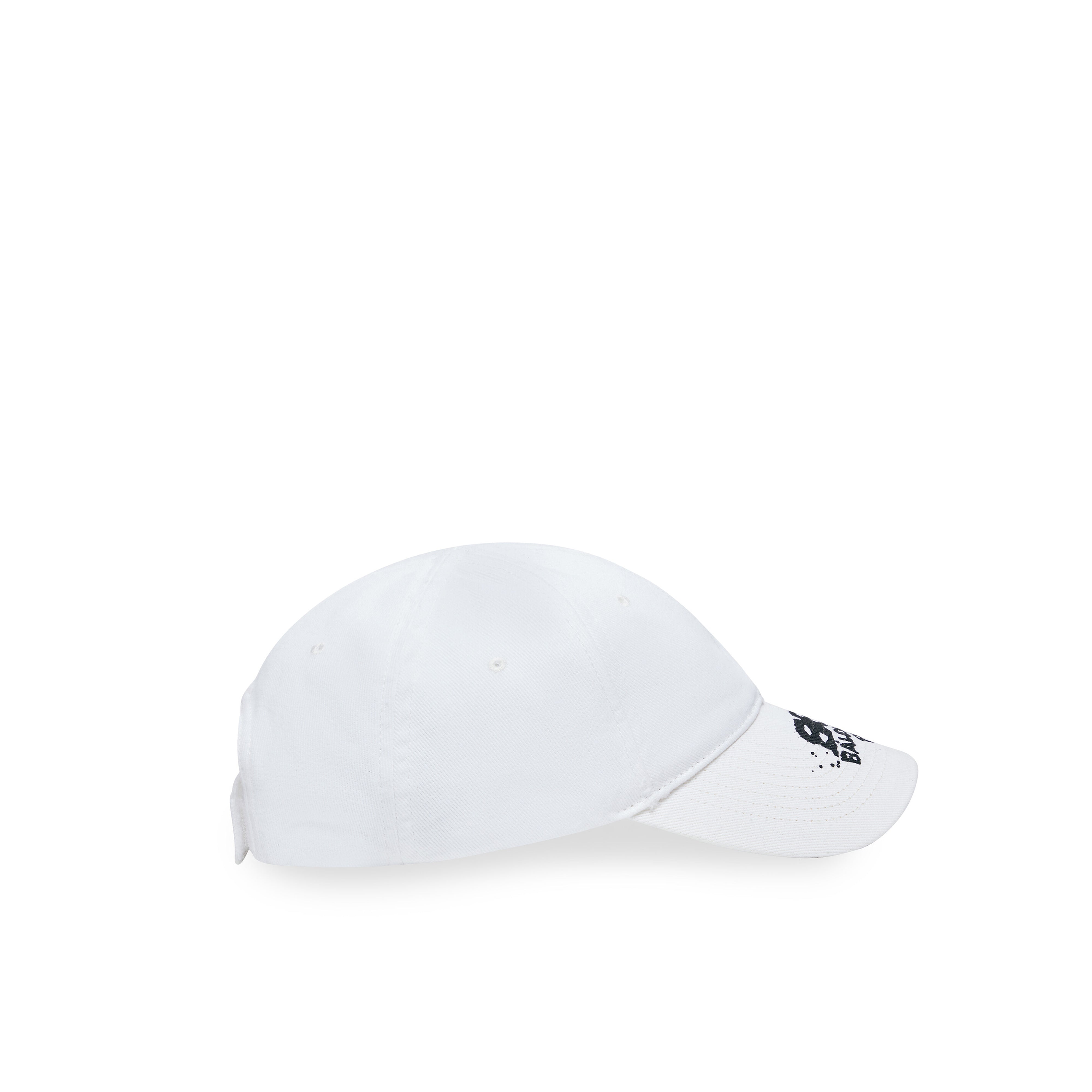 Balenciaga white hot sale baseball cap