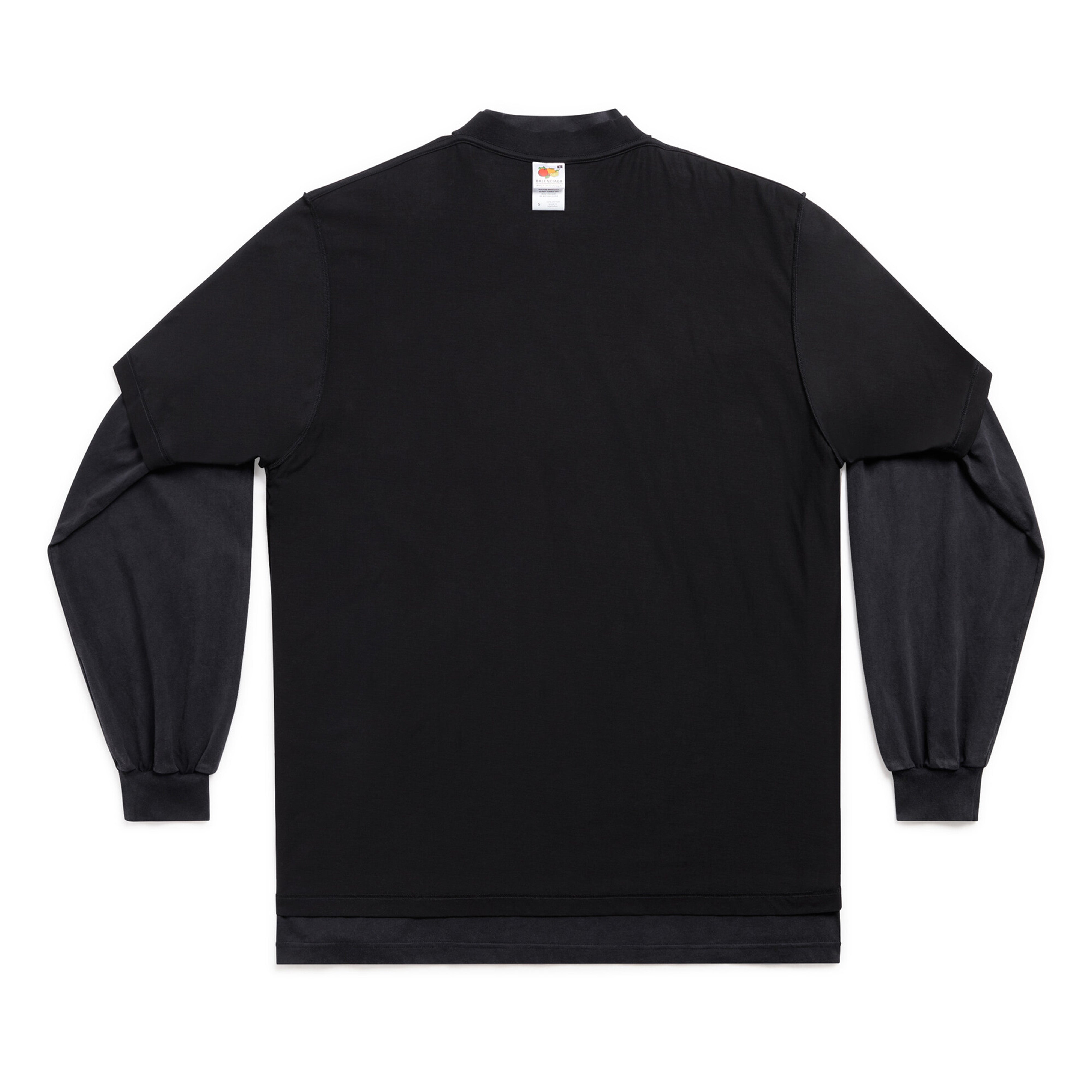 Kanye West Balenciaga Black DONDA Double Layer Longsleeve Shirt XL  AUTHENTIC  eBay