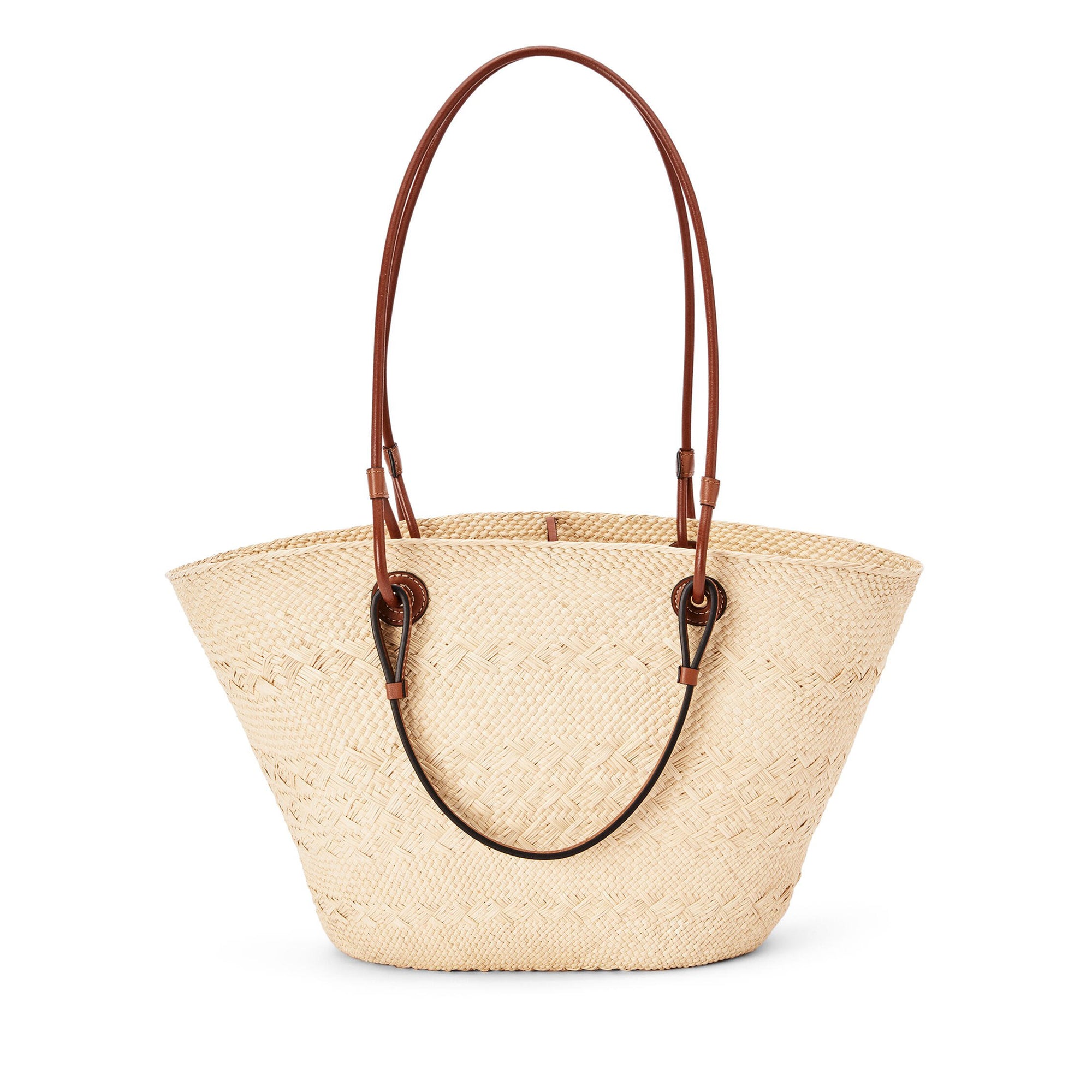 Loewe - Women’s Anagram Basket Bag - (Natural/Tan) view 3