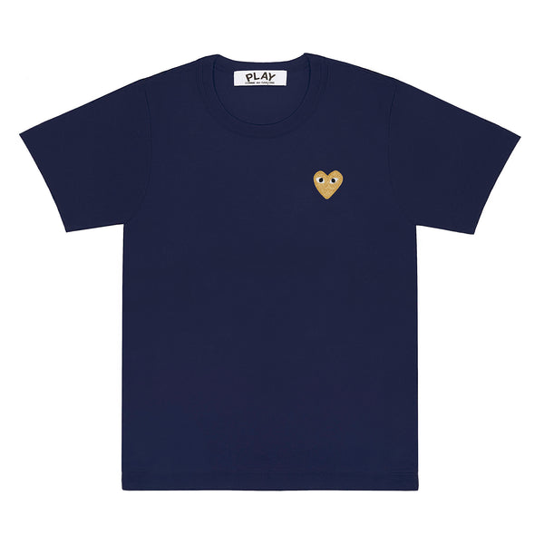 Play - Gold Heart T-Shirt - (Navy)