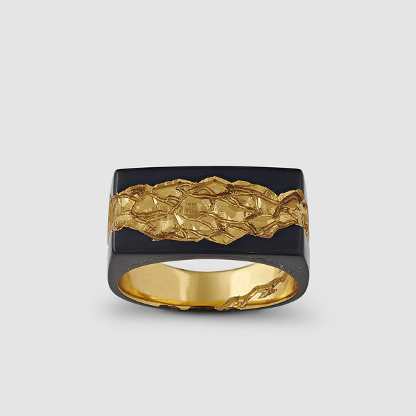 Castro - Hellsgate III Ring - (Yellow Gold)